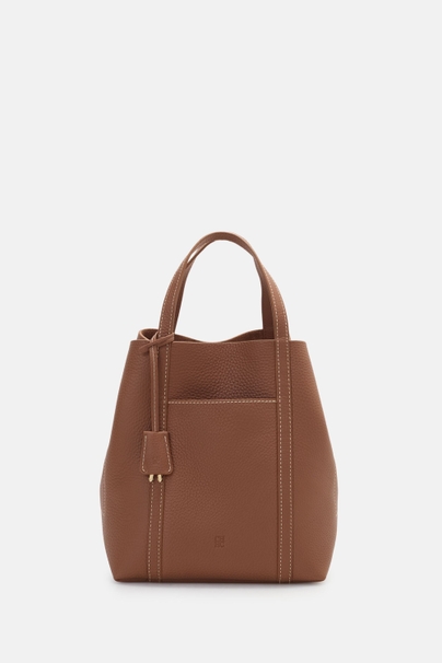 Matryoshka Pocket | Large Handbag - COGNAC