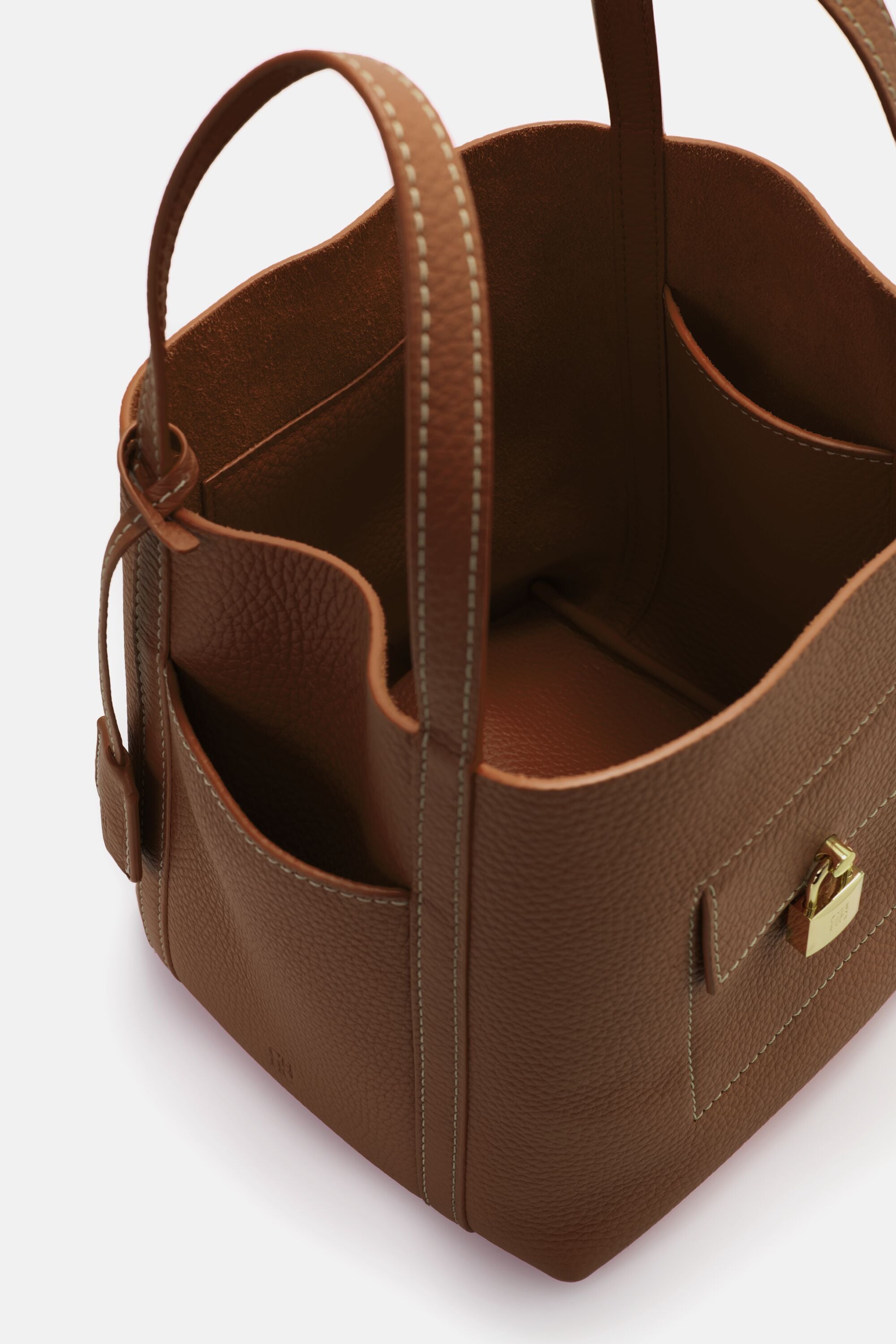 Matryoshka Pocket | Large Handbag cognac - CH Carolina Herrera Austria