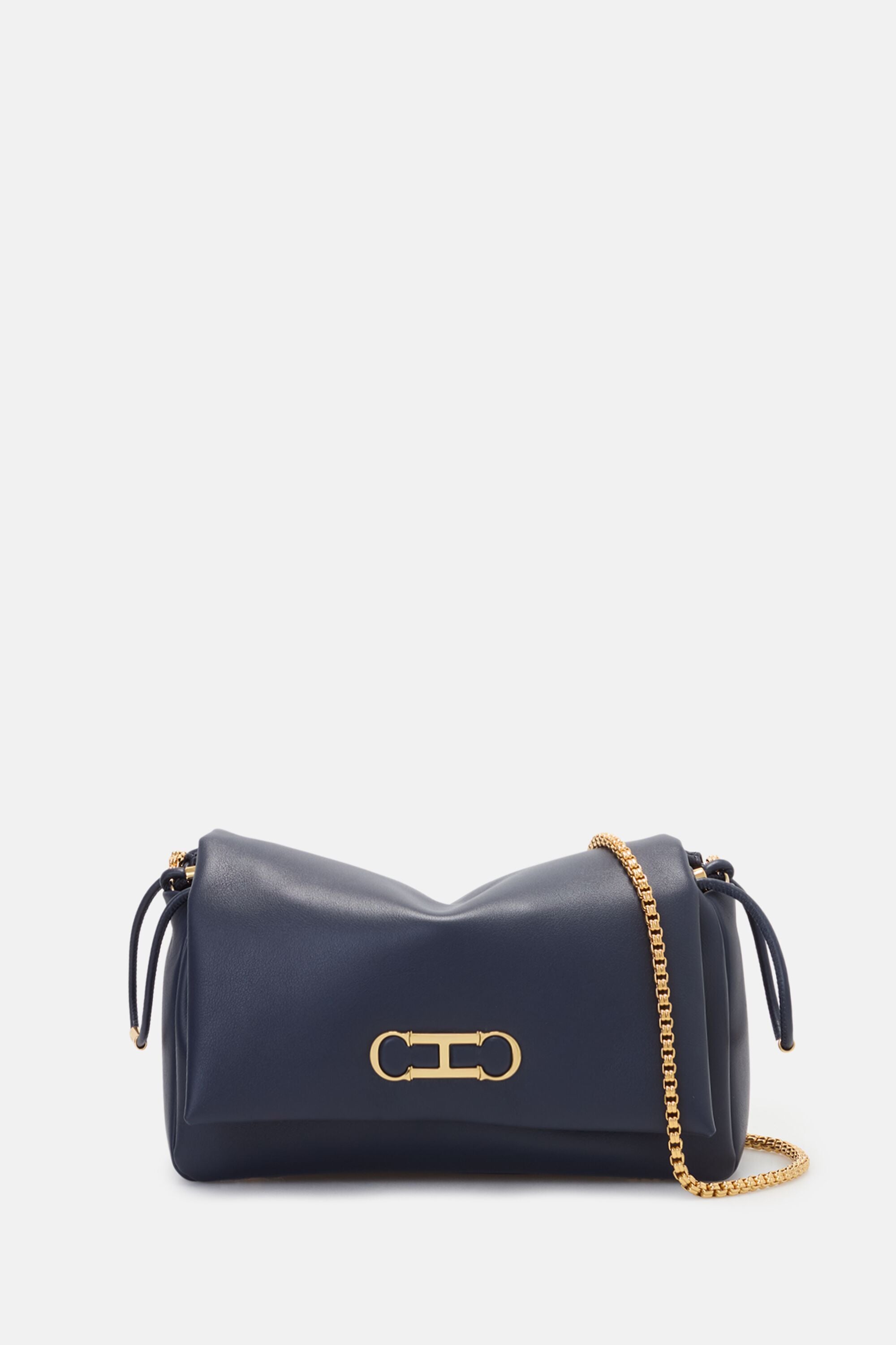 Initials Insignia Soft Shoulder | Medium Shoulder Bag navy - CH 