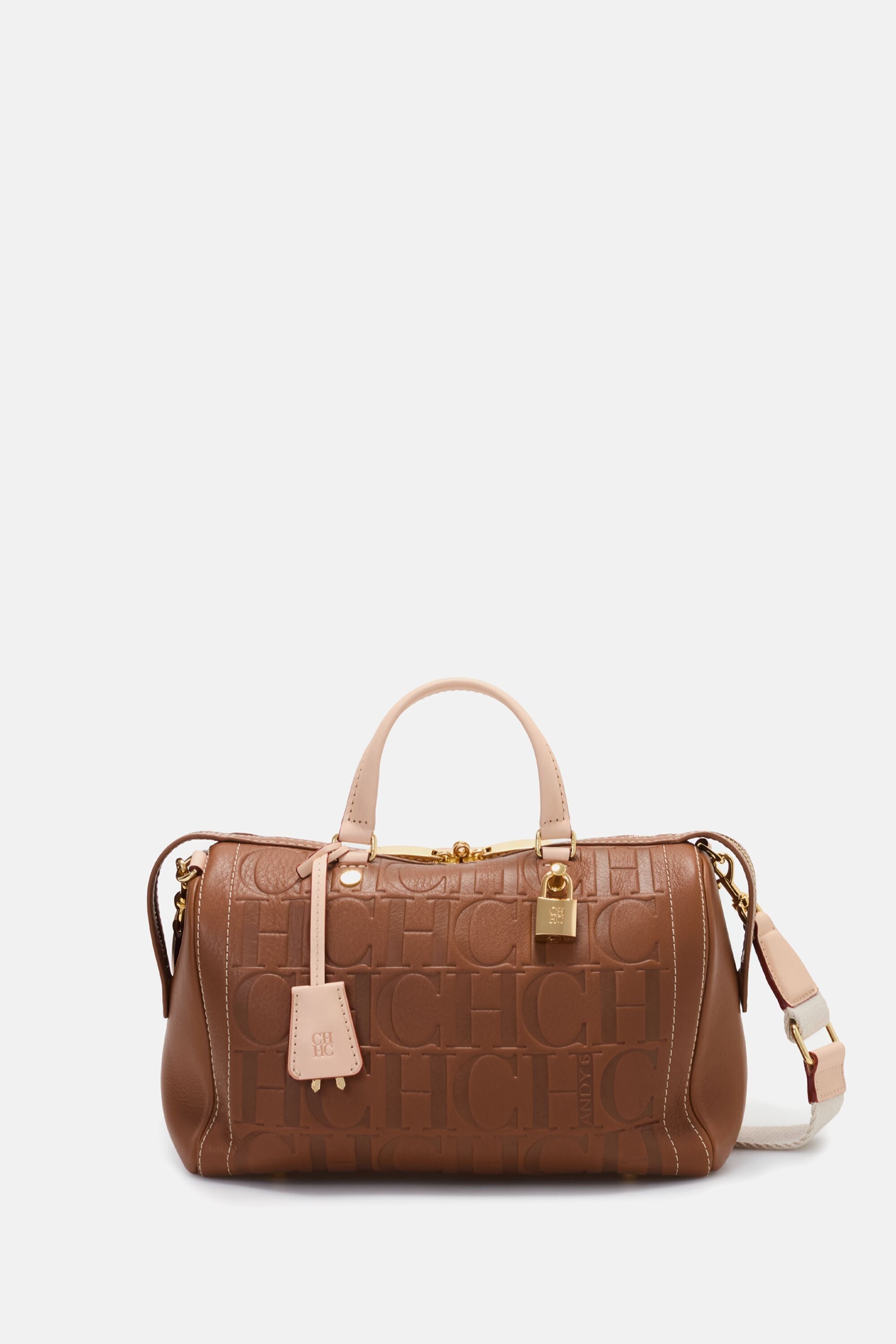 Andy 6 Locked Zipped | Medium Shoulder Bag cognac - CH Carolina
