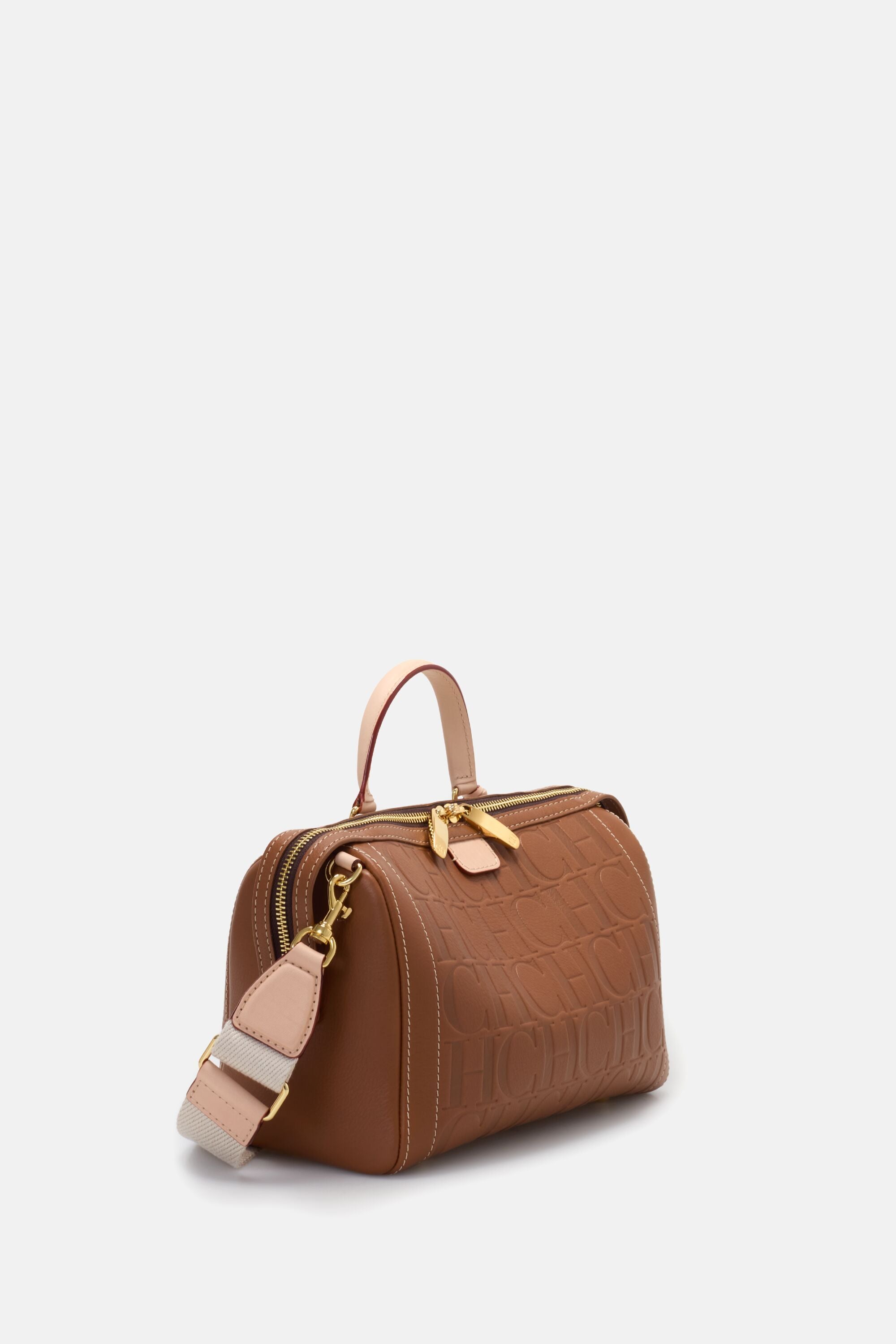 Andy 6 Locked Shoulder | Medium Shoulder Bag cognac - CH Carolina