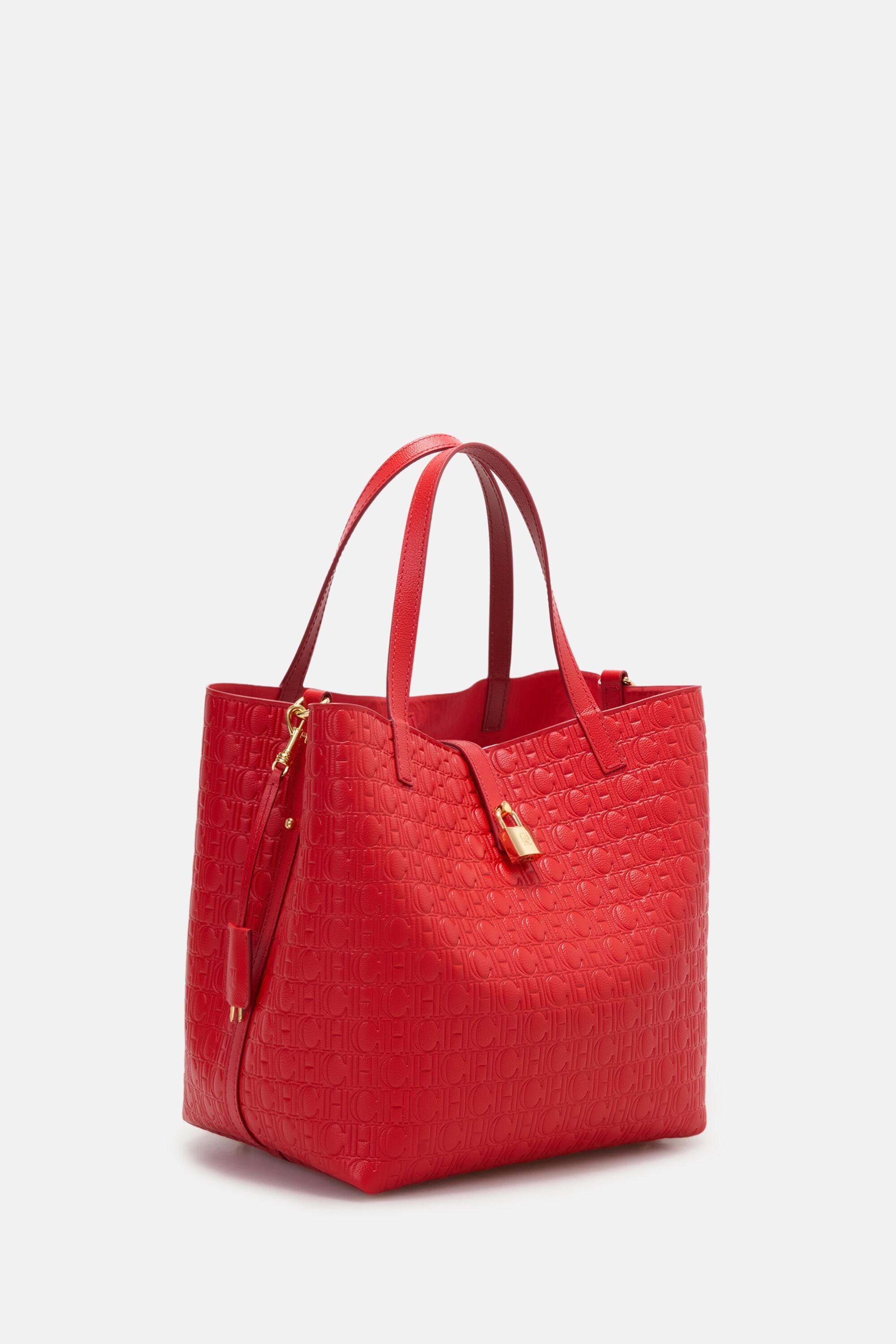 Matryoshka Locked M | Medium Handbag red - CH Carolina Herrera