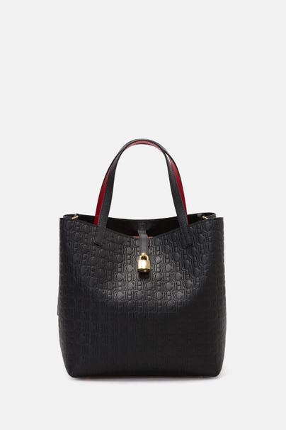 Matryoshka Locked M | Bolso de Mano Mediano - NEGRO