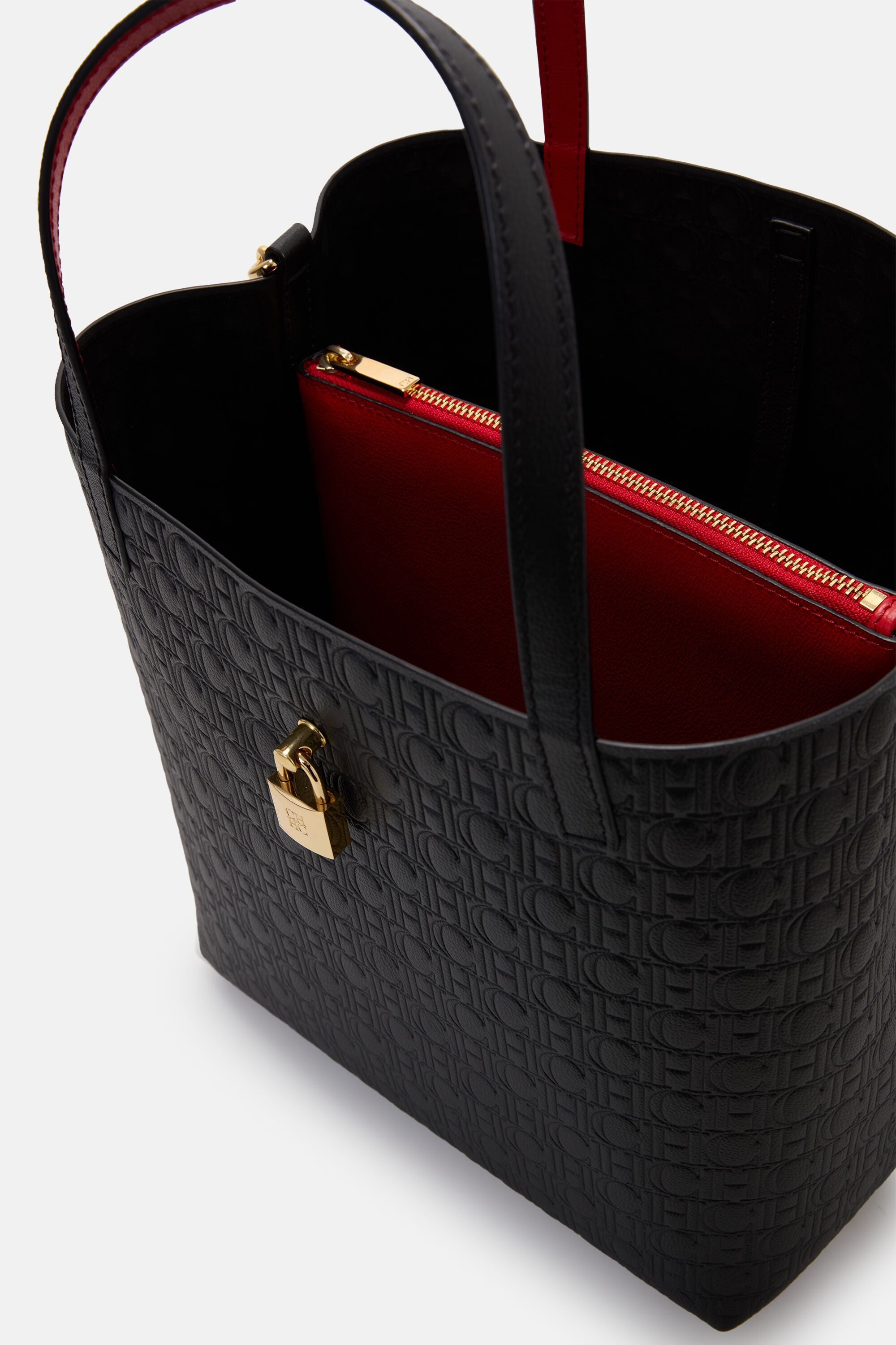 Matryoshka Locked M | Medium Handbag black - CH Carolina Herrera