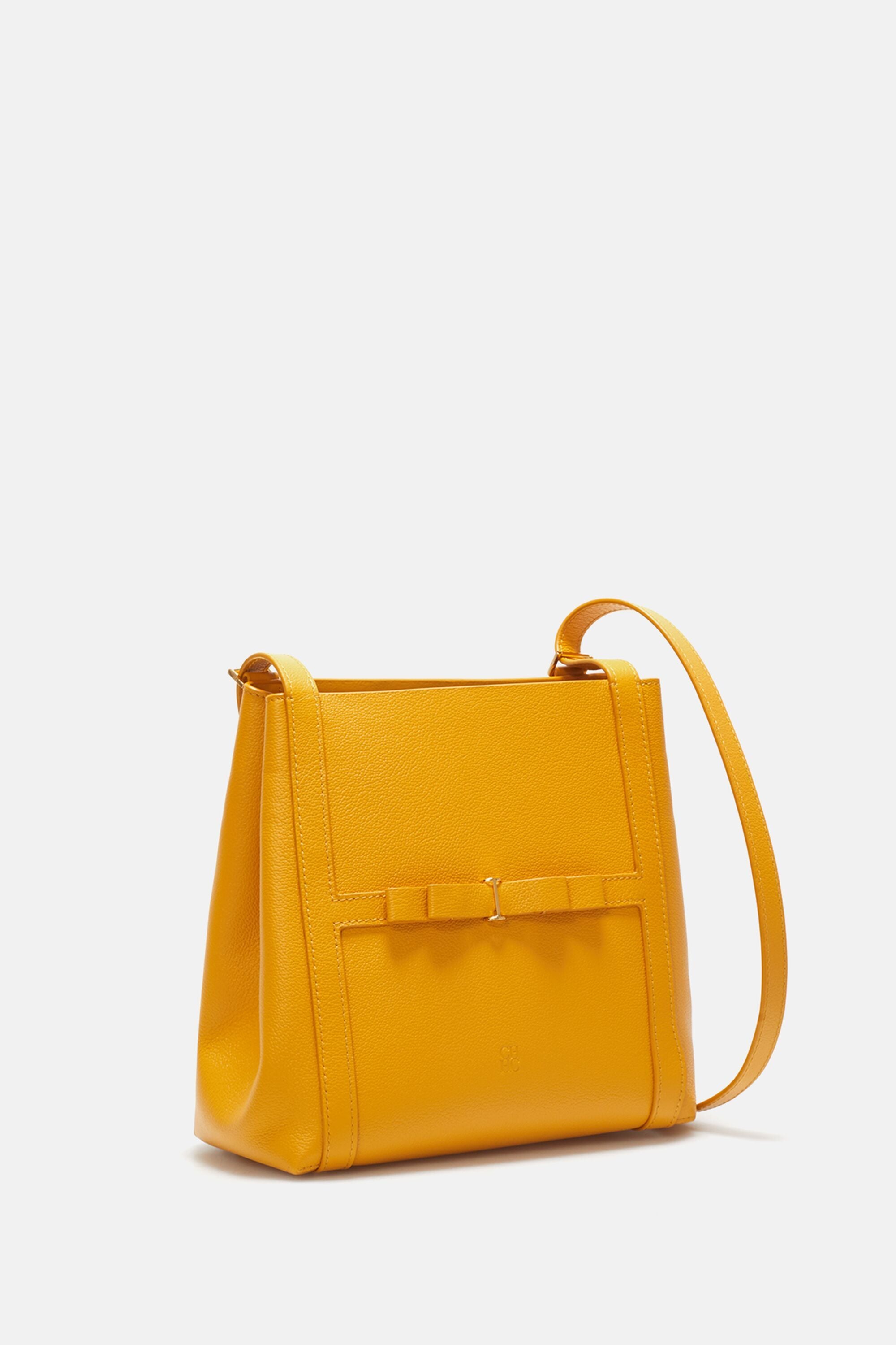 ZARA Yellow Shoulder Bags