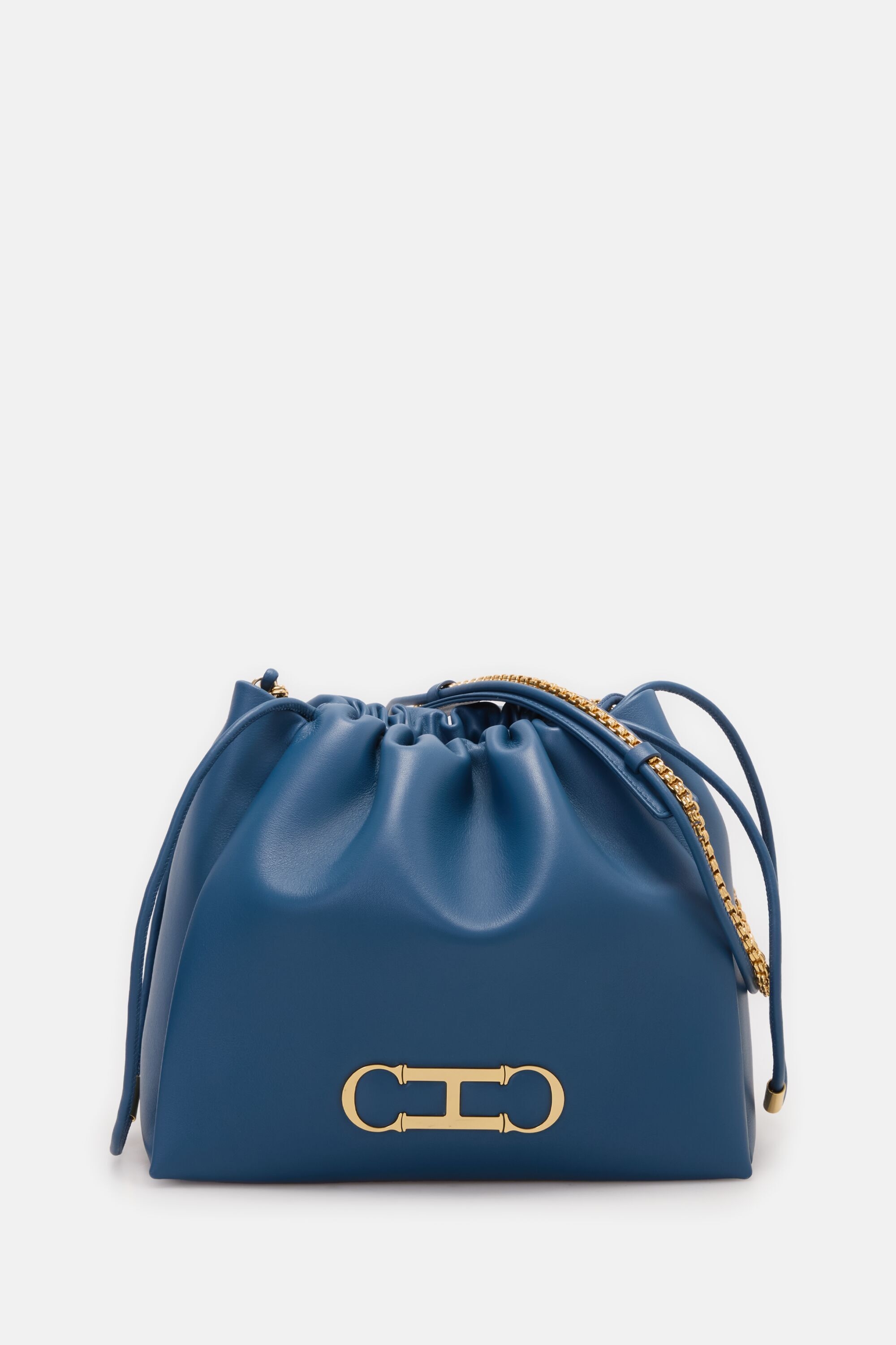 Initials Insignia Soft Bucket | Medium Shoulder Bag