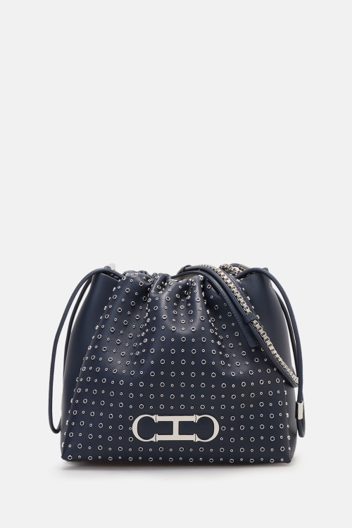 INITIALS INSIGNIA SOFT BUCKET | MEDIUM SHOULDER BAG