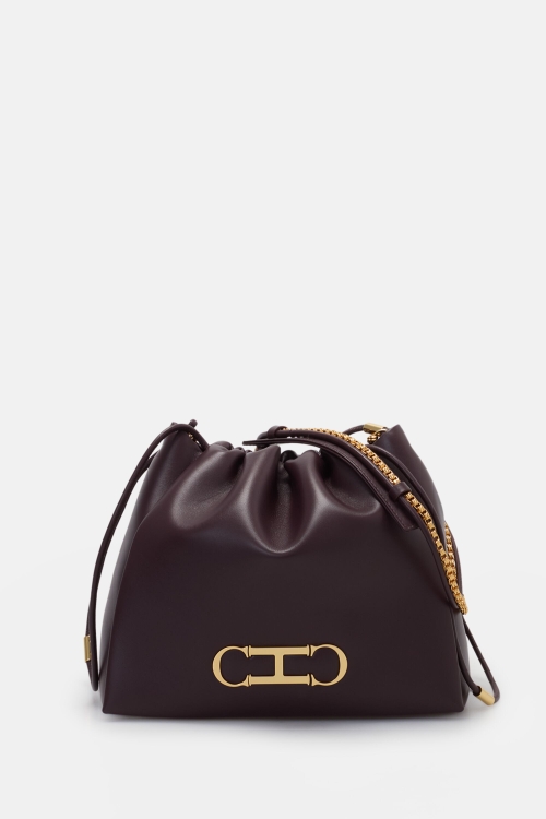 INITIALS INSIGNIA SOFT BUCKET | MEDIUM SHOULDER BAG