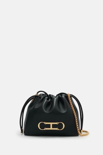 Initials Insignia Soft Bucket | Bolso Bandolera Pequeño