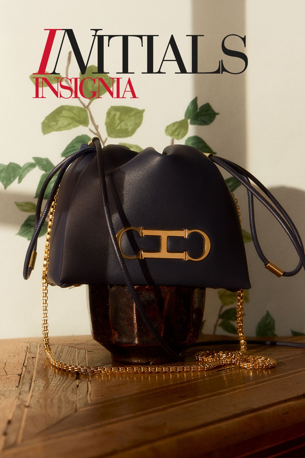 INITIALS INSIGNIA SOFT BUCKET | SMALL CROSSBODY BAG