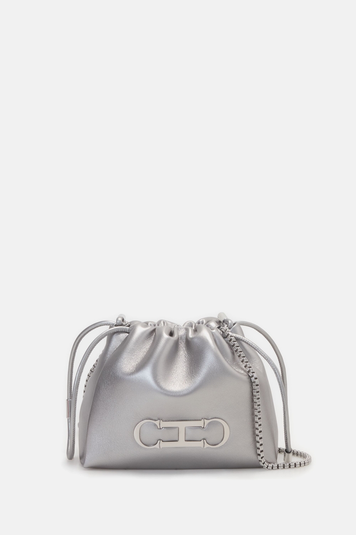 Initials Insignia Soft Bucket | Small Crossbody Bag