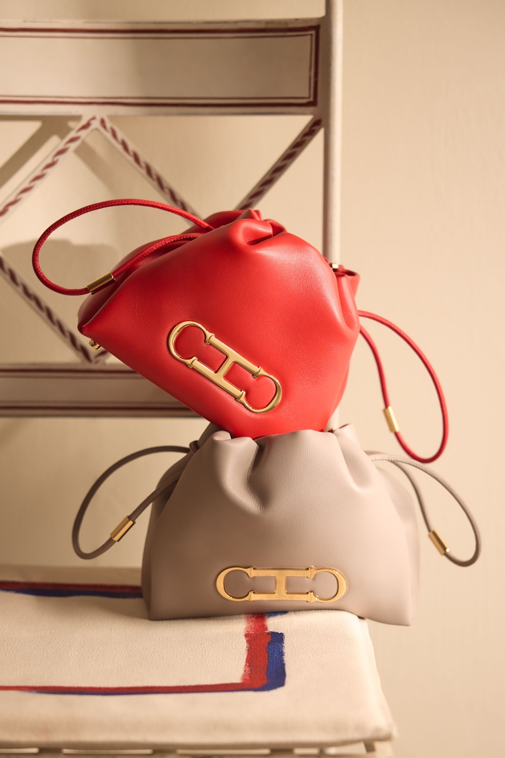 INITIALS INSIGNIA SOFT BUCKET | SMALL CROSS BODY BAG