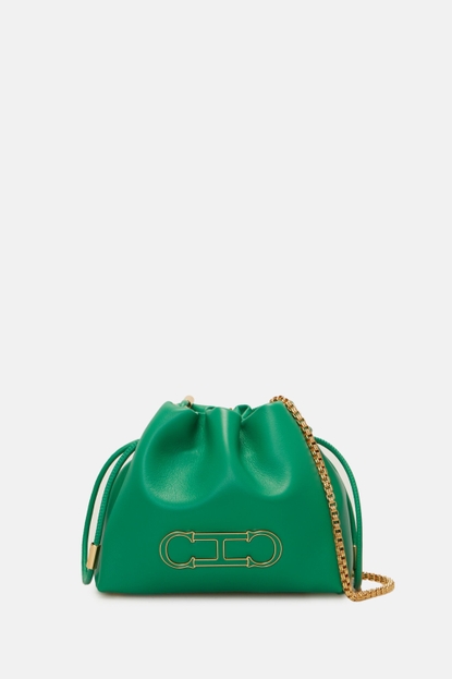 Initials Insignia Soft Bucket | Small crossbody bag
