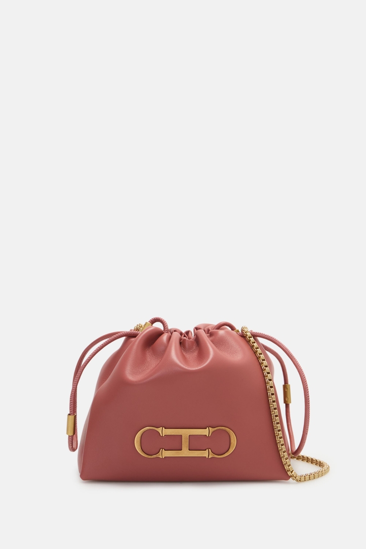 Initials Insignia Soft Bucket | Small Crossbody Bag