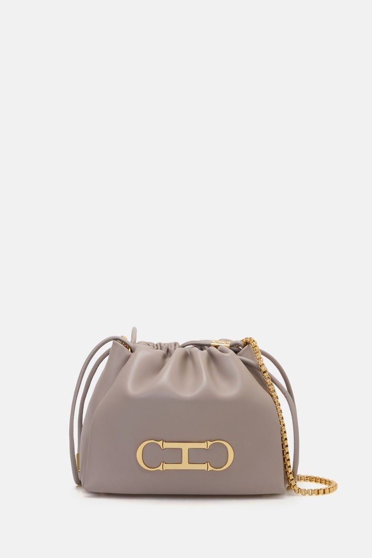 Initials Insignia Soft Bucket | Small Crossbody Bag