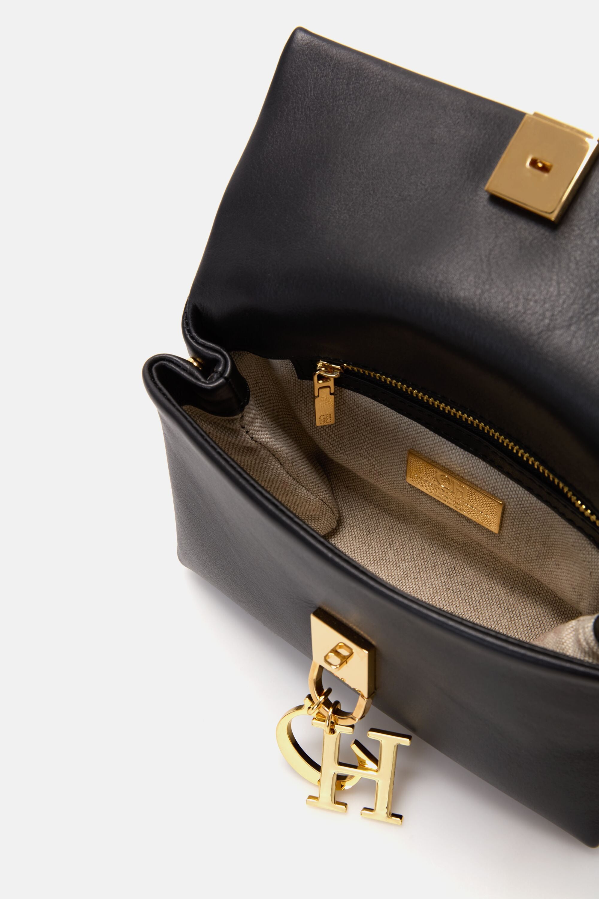 Mini Camelot | Small Crossbody Bag black - CH Carolina Herrera 