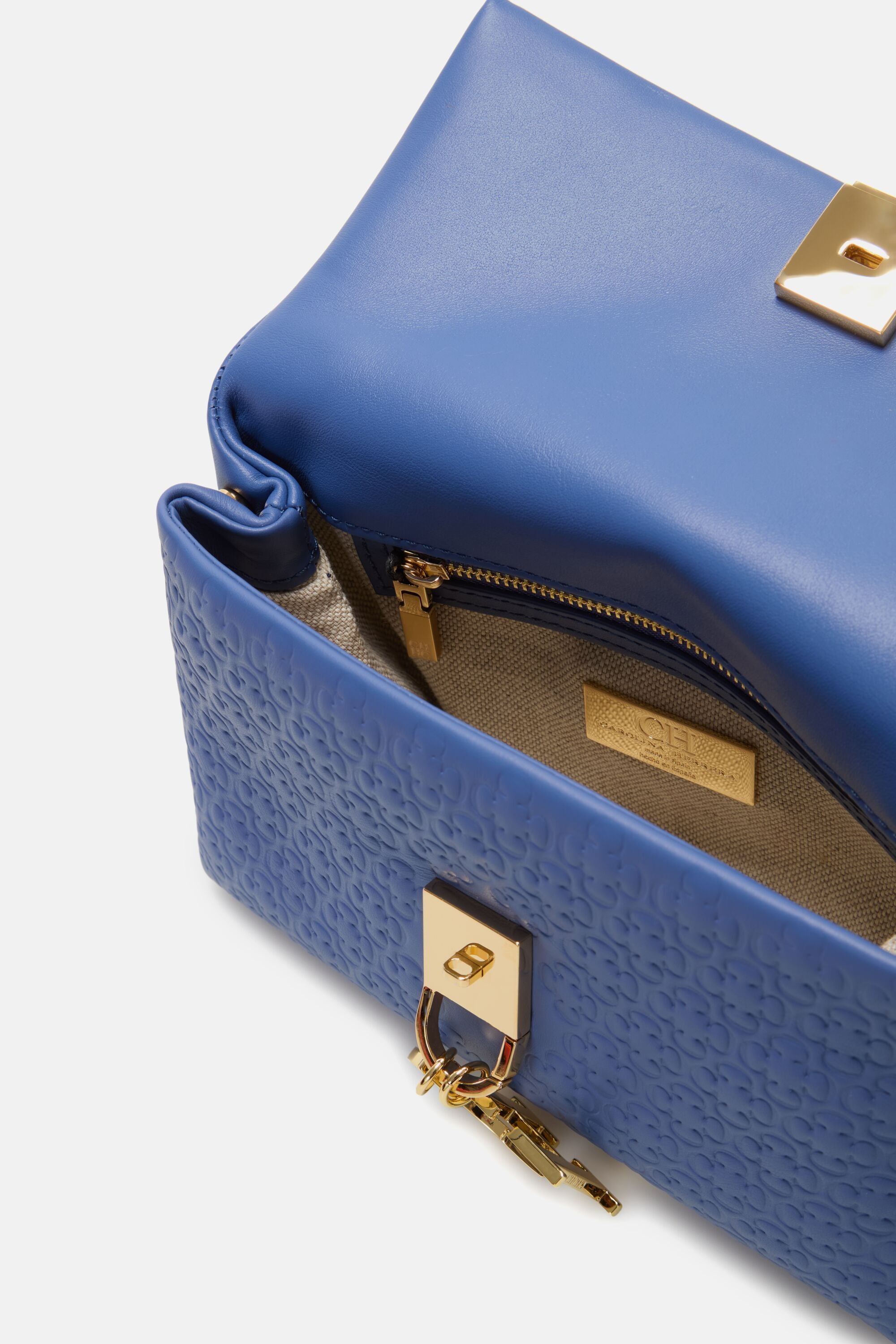 Mini Camelot | Small Crossbody Bag ink blue - CH Carolina Herrera United States Mini Camelot | Small Crossbody Bag ink blue - CH Carolina Herrera United States