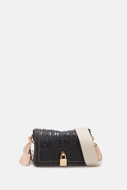 Mini Andy Locked Crossbody | Small cross body bag - BLACK