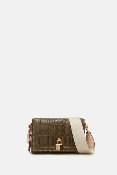 Mini Andy Locked Crossbody | Small cross body bag - KHAKI