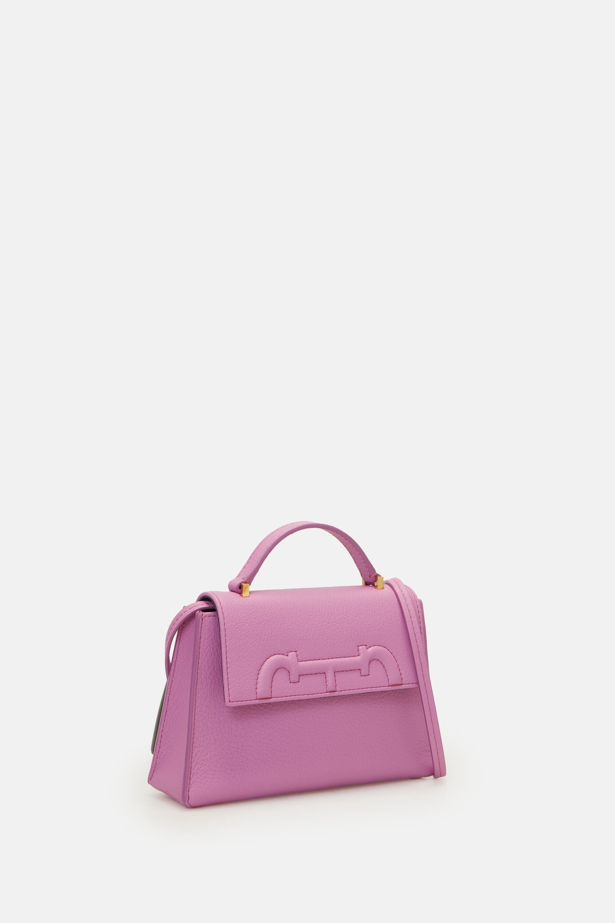 Tiny Doma Insignia Satchel | Mini Crossbody Bag orchid pink