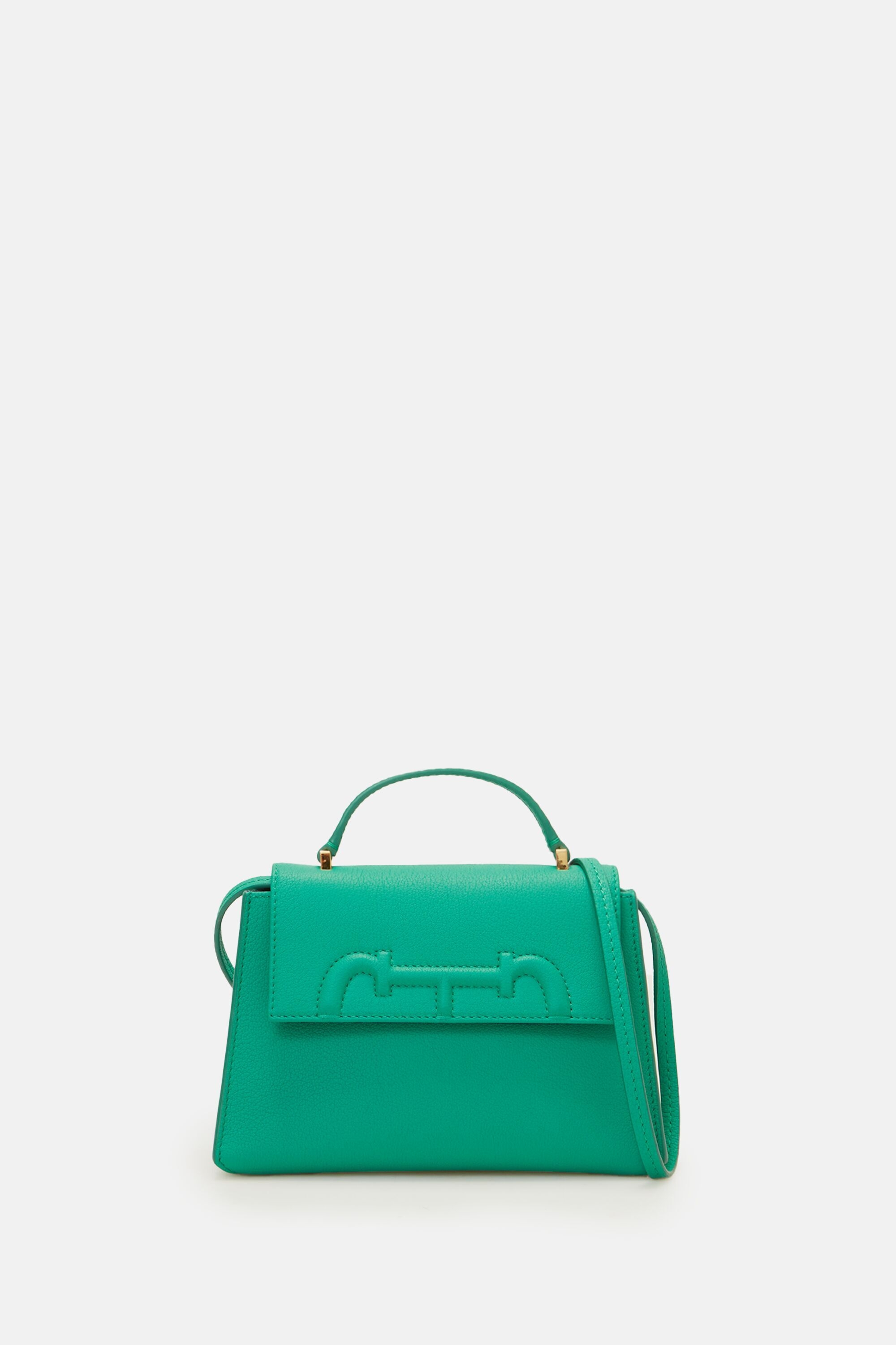 Tiny Doma Insignia Satchel | Mini handbag mint green - CH Carolina ...