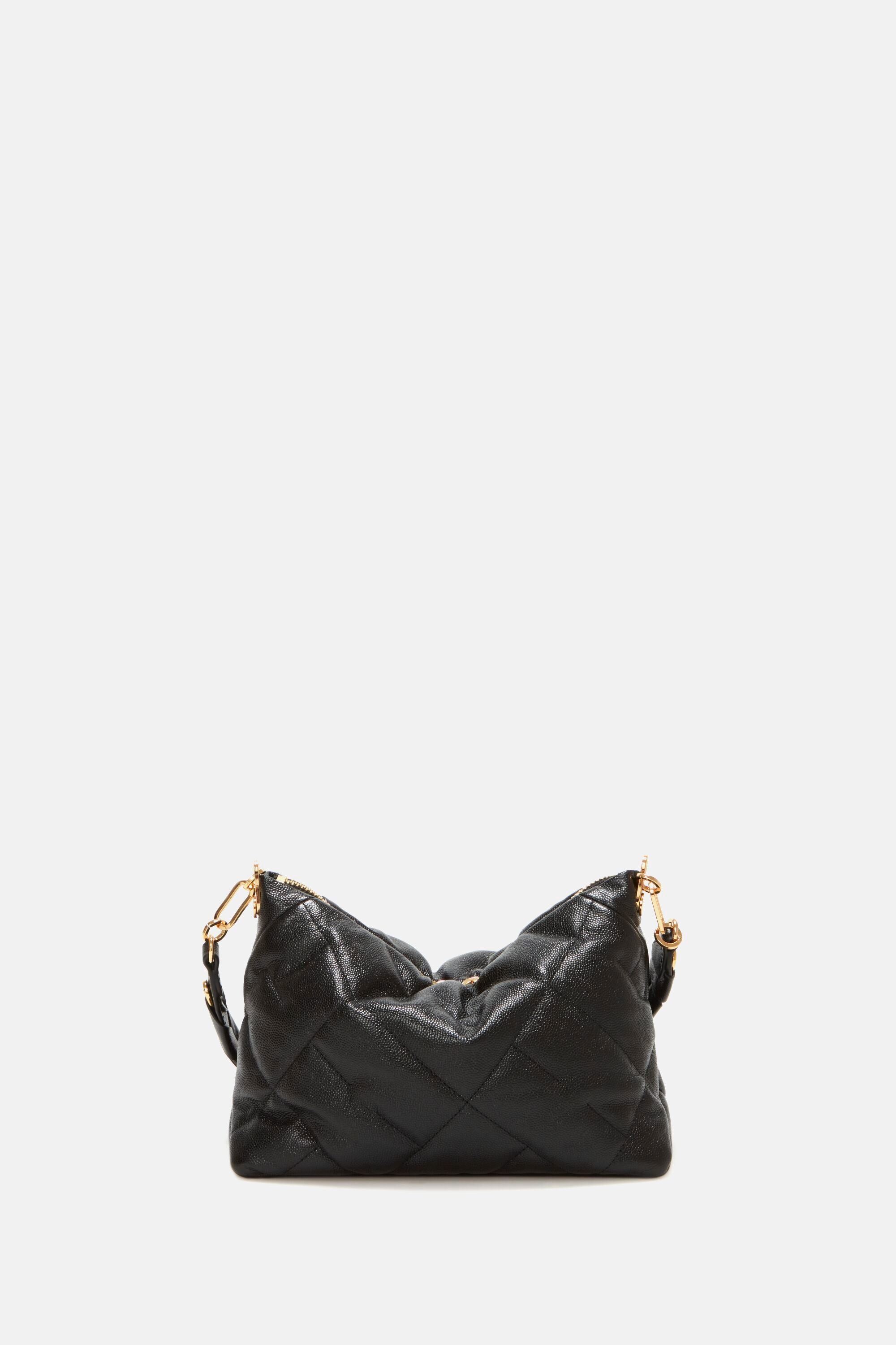 Black Soft Hobo Shoulder Bag