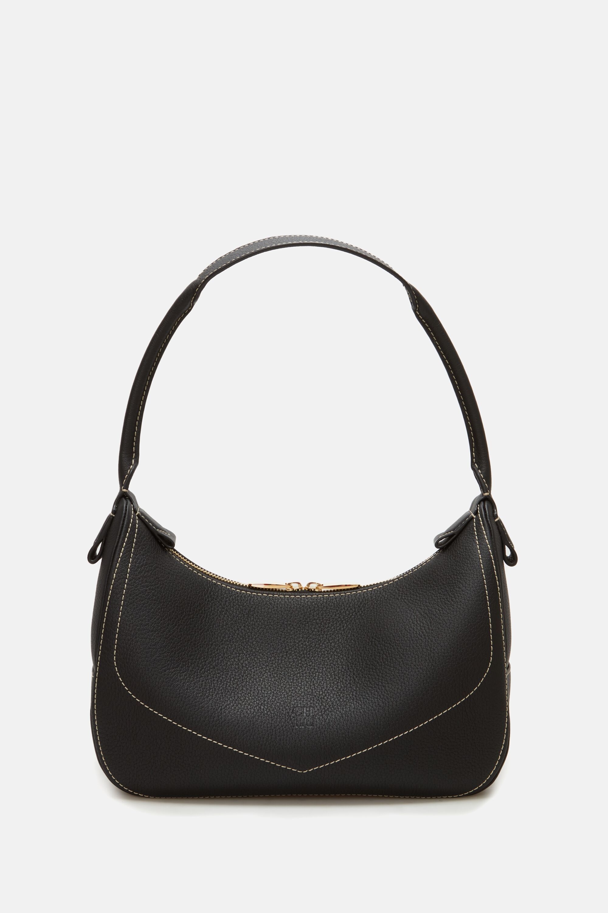 Blasón Shoulder | Medium shoulder bag black - CH Carolina Herrera ...