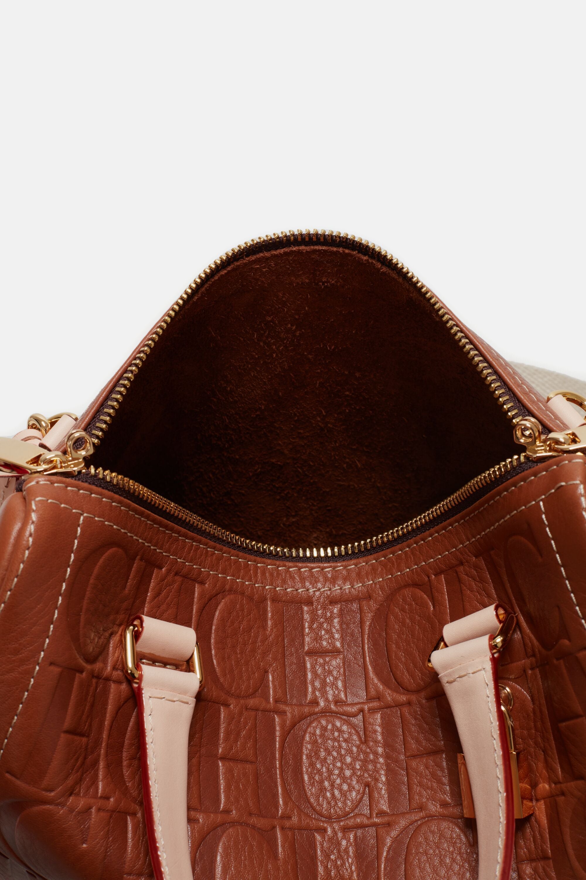 Andy 7 Locked  Medium handbag cognac - CH Carolina Herrera United States