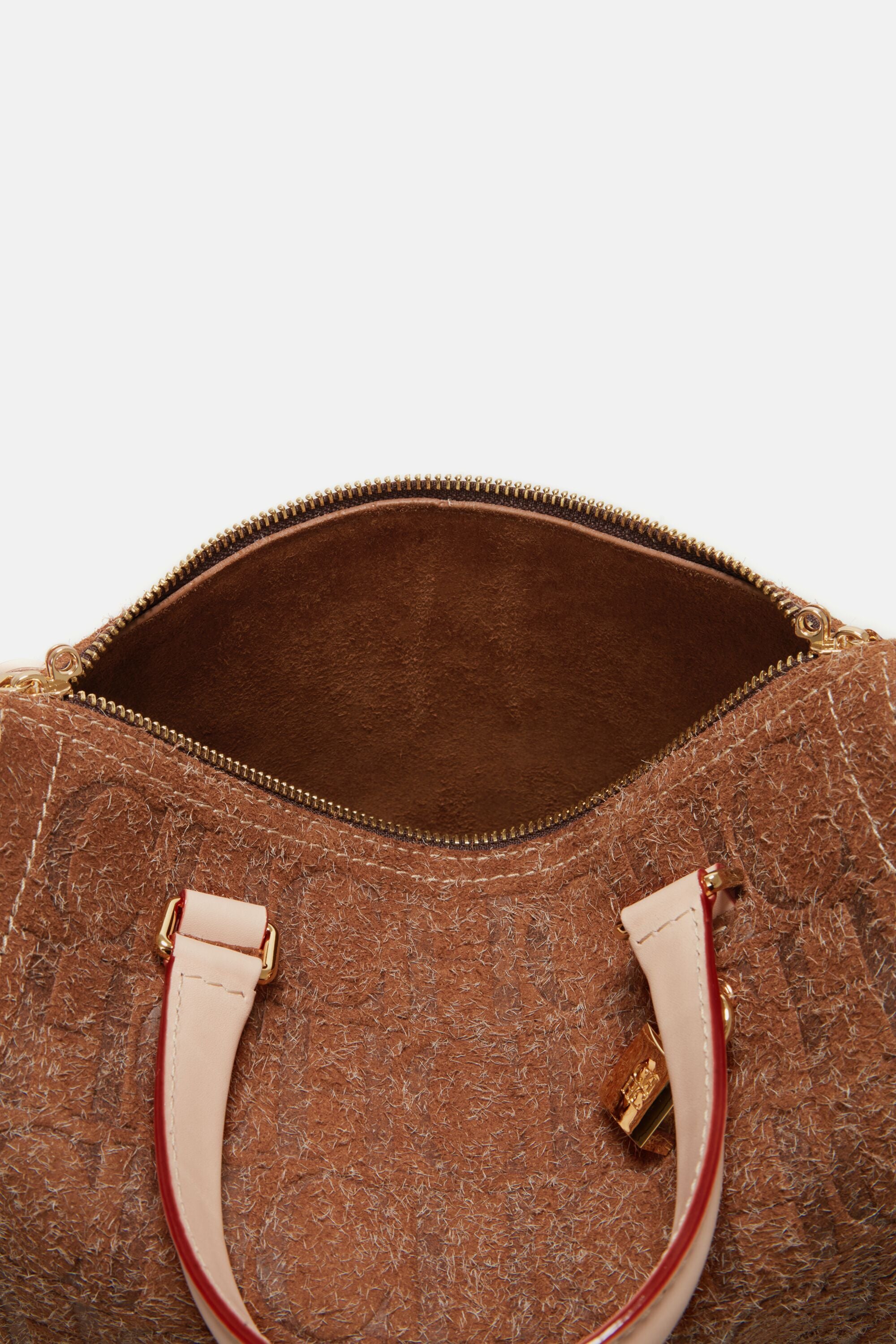 Cognac Backpack With Rose Gold Hardware