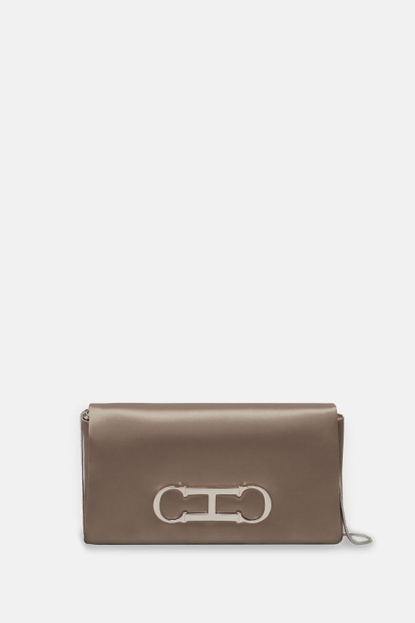 CH Carolina Herrera Leather Shoulder Bag - Brown Shoulder Bags, Handbags -  WC334327