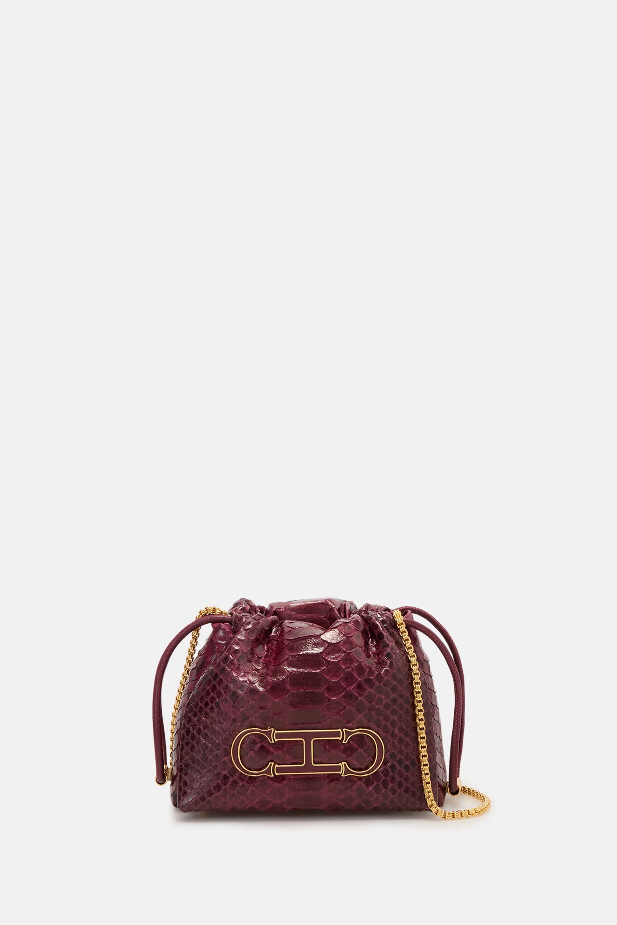 Initials Insignia Soft Bucket | Mini Crossbody Bag