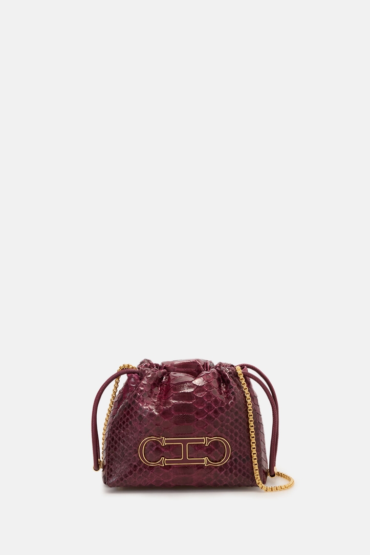 Initials Insignia Soft Bucket | Mini Crossbody Bag