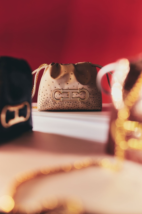 INITIALS INSIGNIA SOFT BUCKET | MINI CROSSBODY BAG