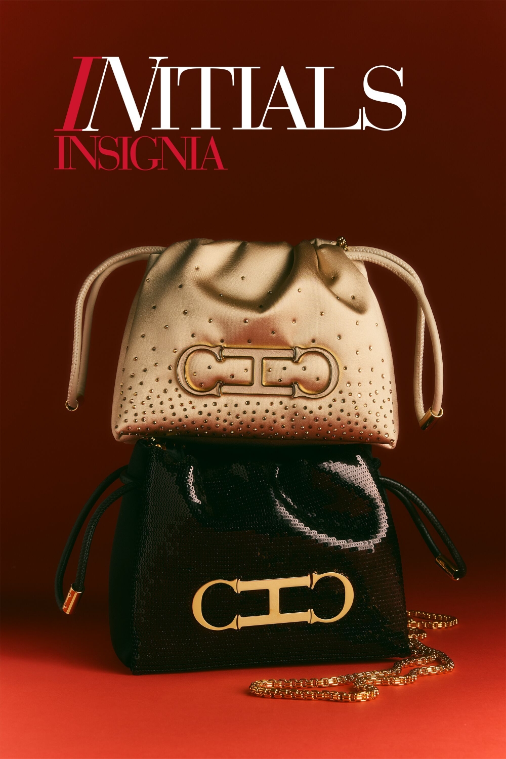 INITIALS INSIGNIA SOFT BUCKET | MINI CROSSBODY BAG