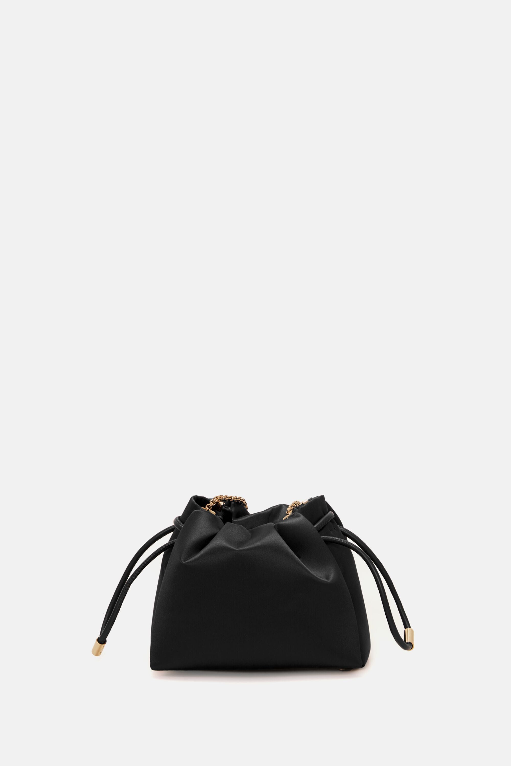 Initials Insignia Soft Bucket | Mini Crossbody Bag black - CH 