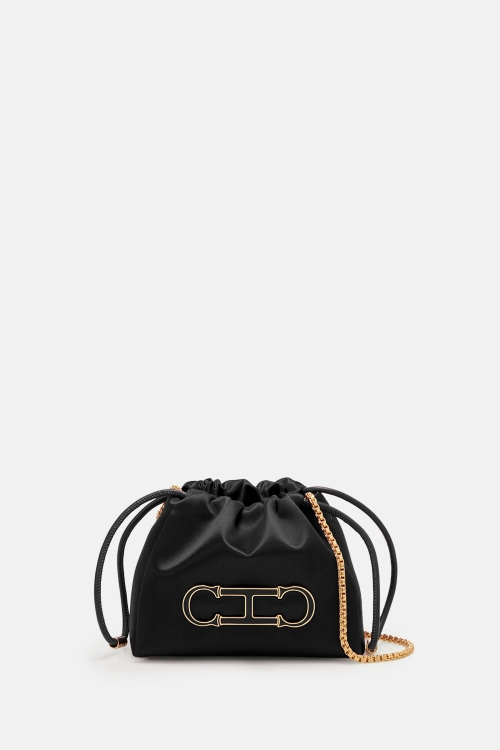 INITIALS INSIGNIA SOFT BUCKET | MINI CROSSBODY BAG