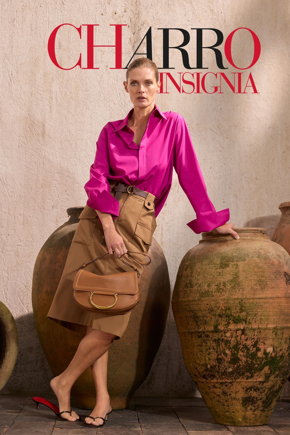 CHARRO INSIGNIA SHOULDER | BOLSO DE HOMBRO MEDIANO
