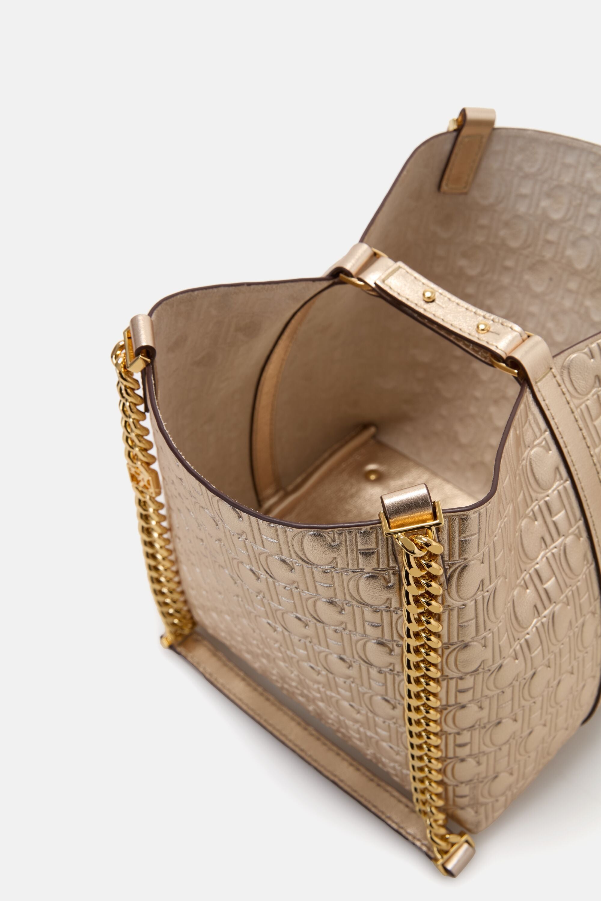 Matryoshka Chain XS | Mini Shoulder Bag platinum - CH Carolina