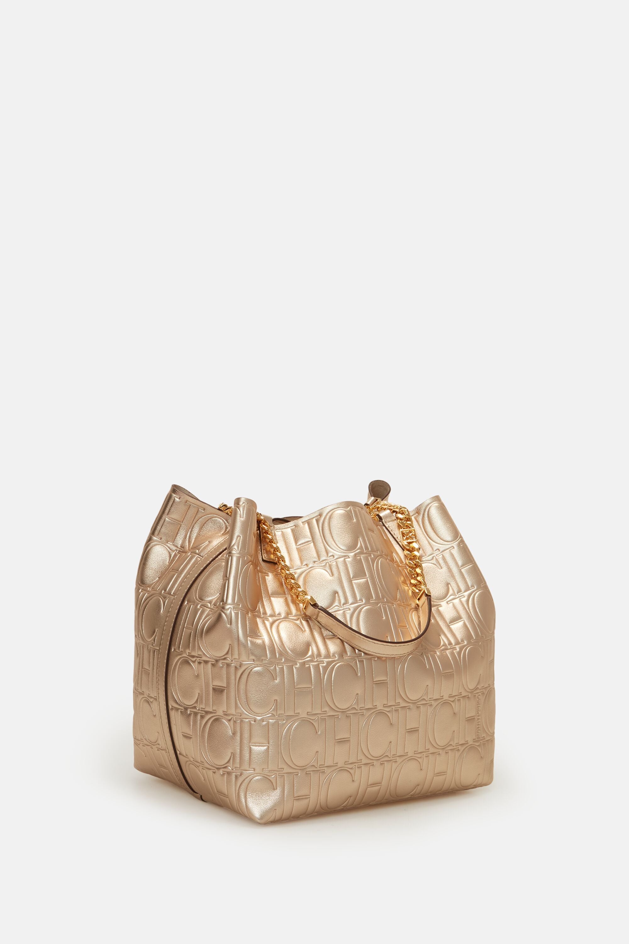 Matryoshka Chain M | Medium handbag gold - CH Carolina Herrera 