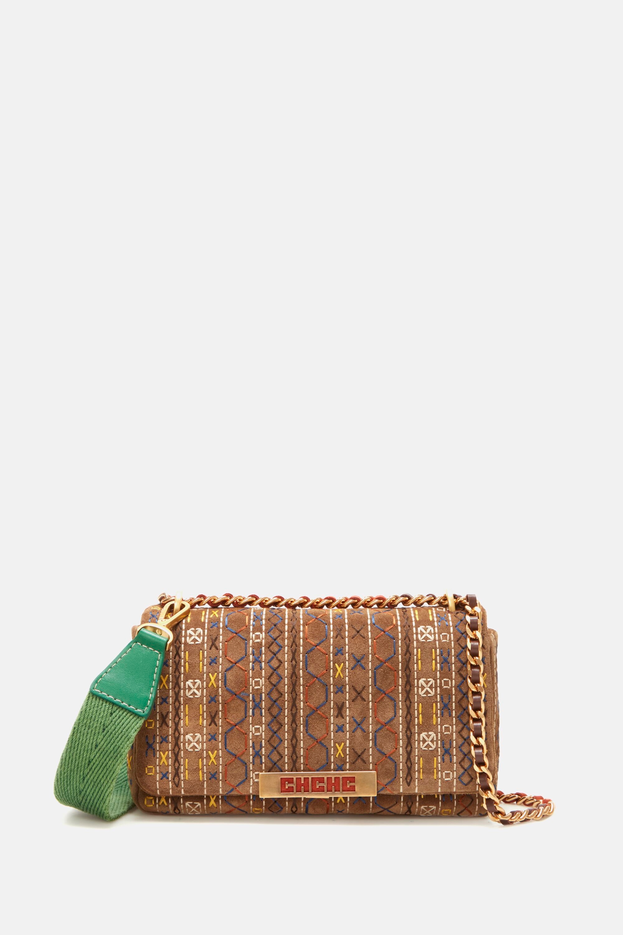 Bimba Small shoulder bag brown/multicolour CH Carolina Herrera