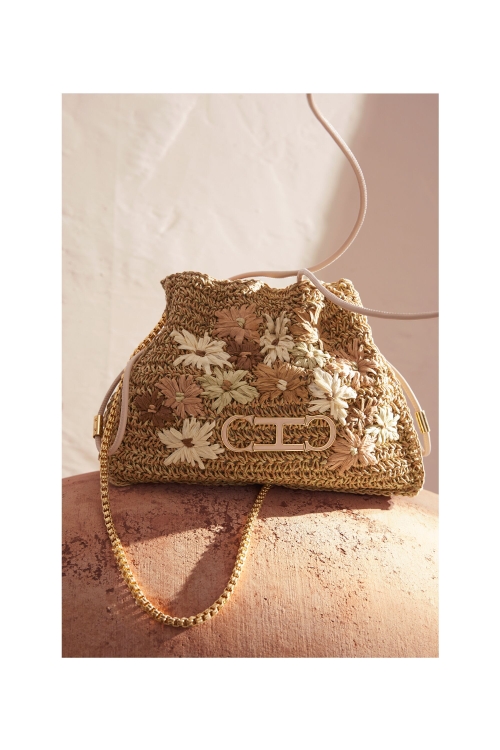 INITIALS INSIGNIA SOFT BUCKET | MEDIUM SHOULDER BAG
