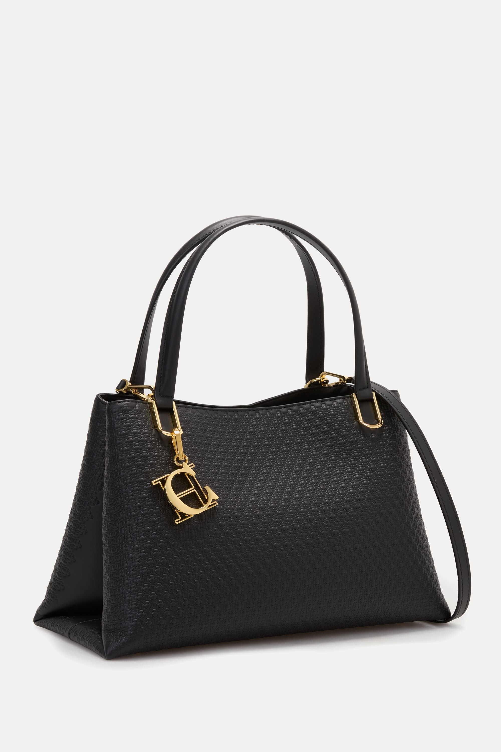 Dame Camelot | Medium Shoulder Bag black - CH Carolina Herrera