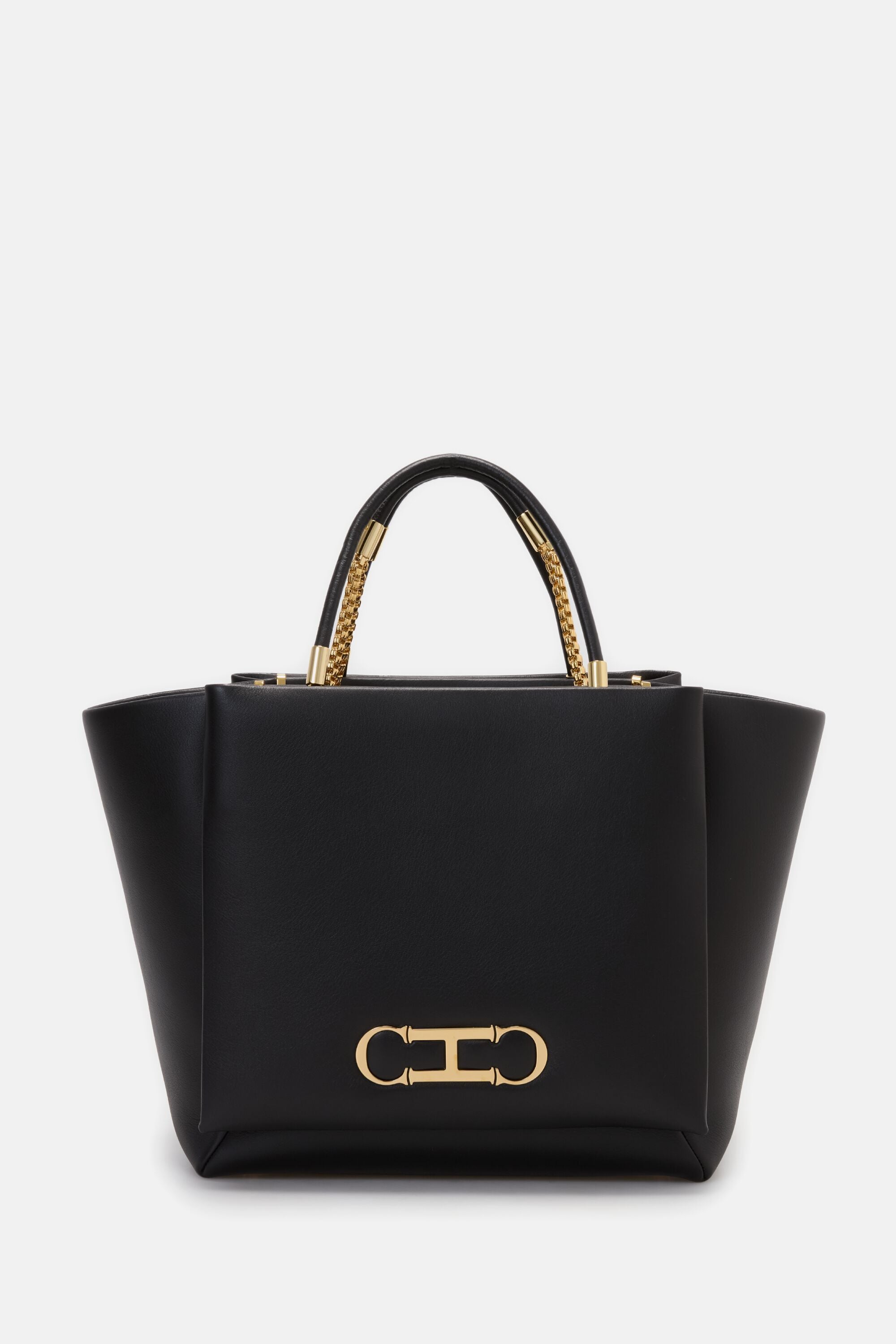 Initials Insignia Soft Shopping | Large Shoulder Bag black Initials Insignia Soft Shopping | Large Shoulder Bag black