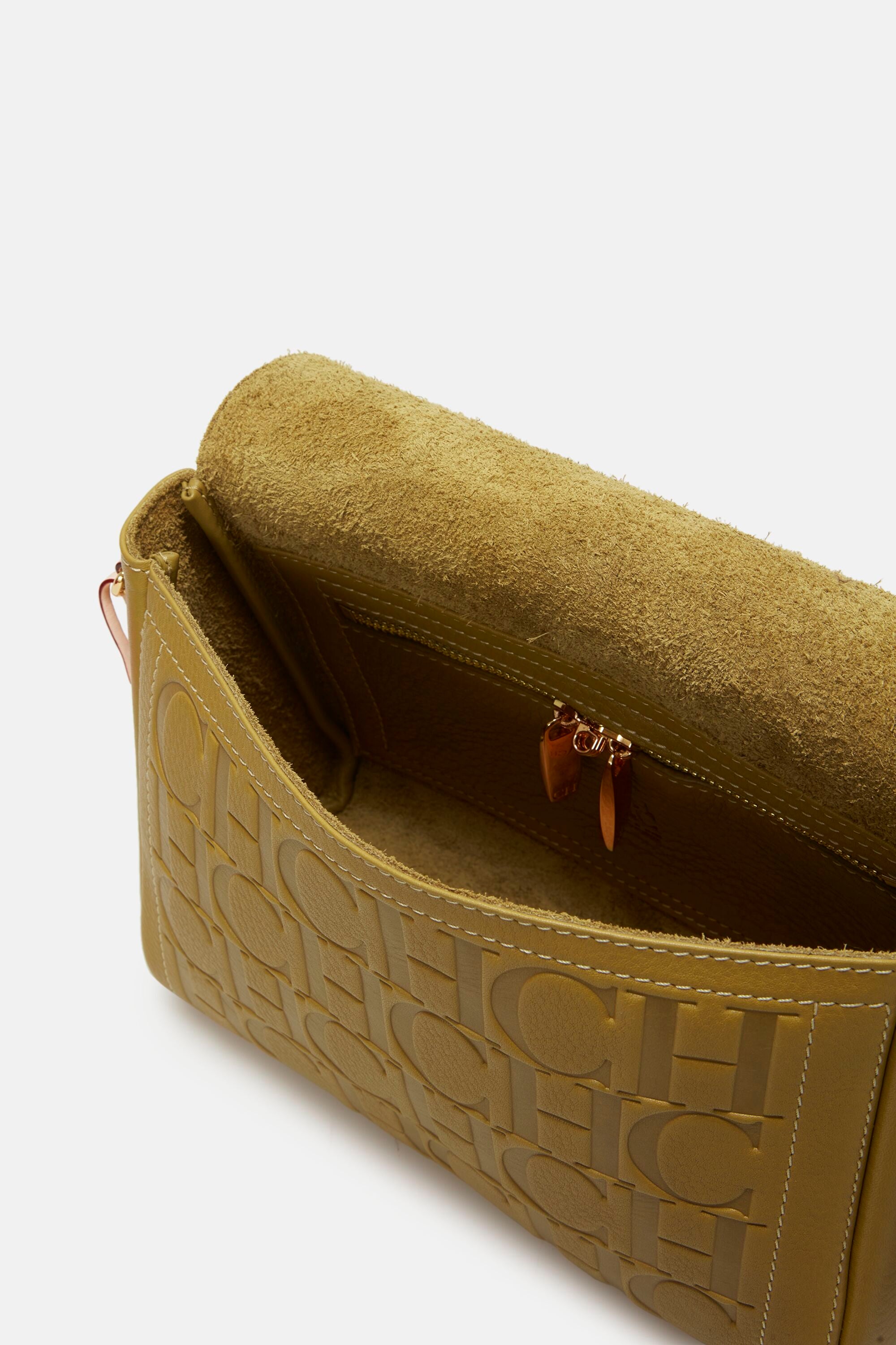Andy Locked Crossbody | Medium cross body bag olive green Andy Locked Crossbody | Medium cross body bag olive green