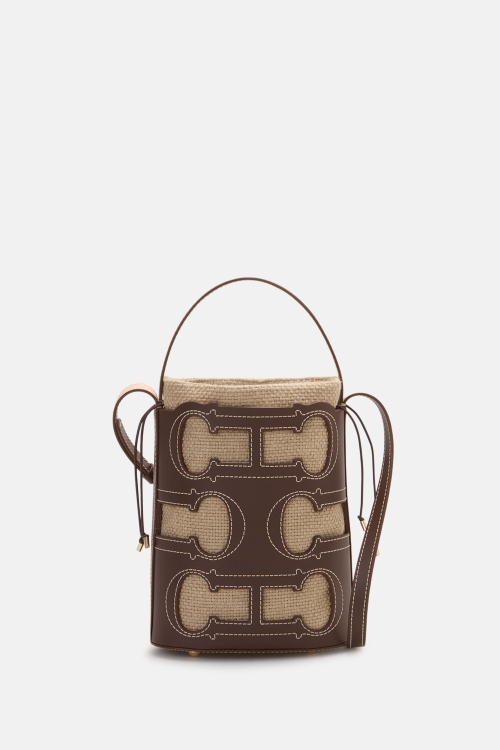 DOMA INSIGNIA CUT OUT BUCKET | SMALL SHOULDER BAG