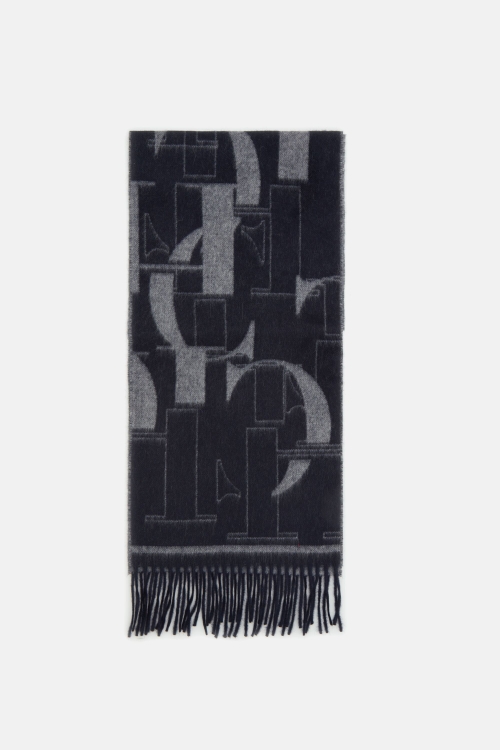 INITIALS INSIGNIA ANGORA AND MERINO WOOL SCARF