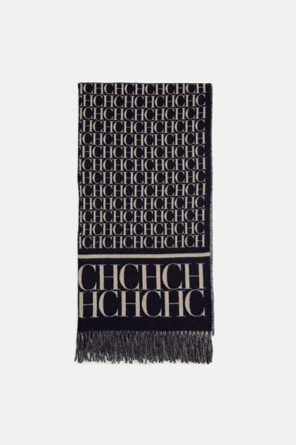 INITIALS MERINO WOOL SCARF