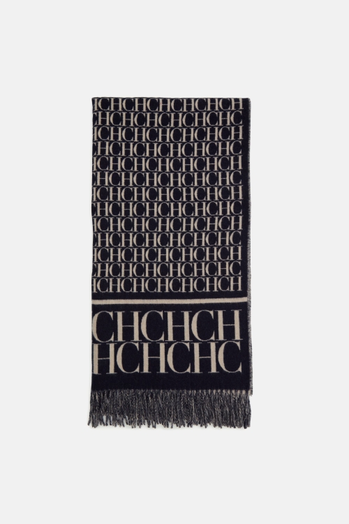 INITIALS MERINO WOOL SCARF