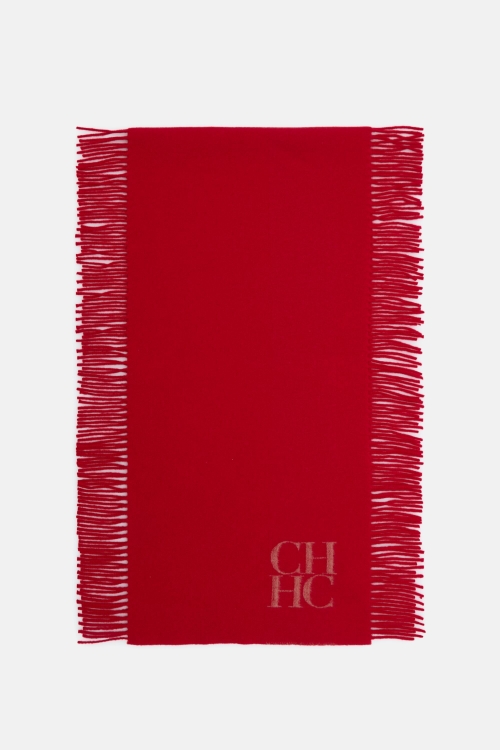 INICIALES CH MERINO WOOL SCARF