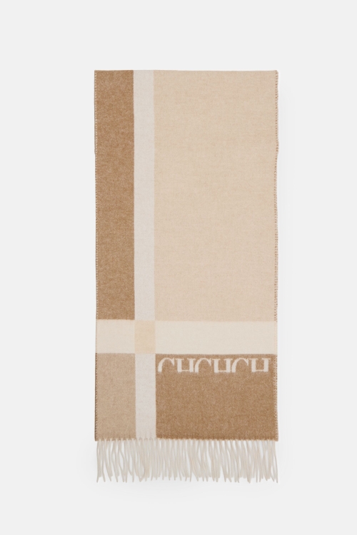BETWEEN THE LINE MERINO WOOL AND ANGORA SCARF